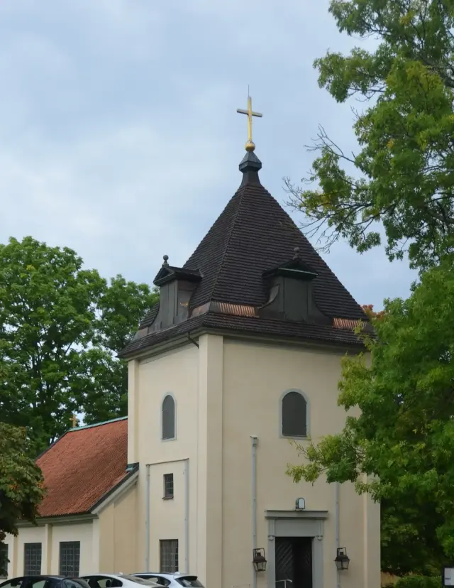 Birgittakyrkans torn i Olshammar
